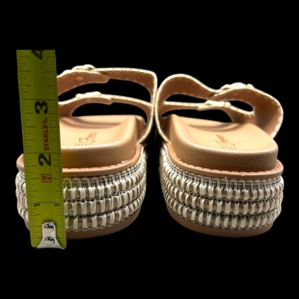 Forever BRAINY-06 Platform Sandal with Stitching - Taupe - Size 10 (NEW IN BOX) - Picture 4 of 7